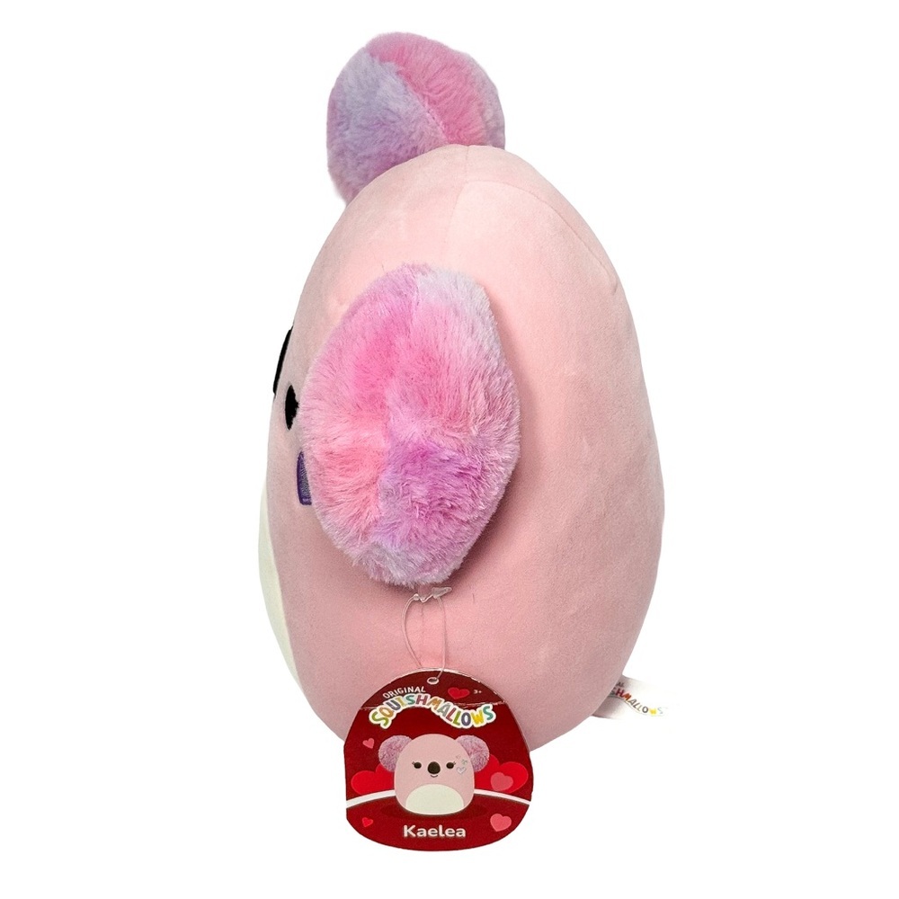 Squishmallows Kaelea the Koala Pink Valentine Plush Fuzzy Ears 8 inch New 2024 - Picture 3 of 10